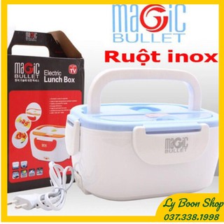 💖HOT DEAL💖 Hộp Cơm Hâm Nóng Giữ Nhiệt Magic Bullet Ruột Inox
