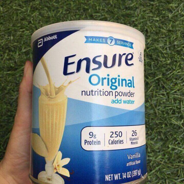 [MỸ] SỮA BỘT ENSURE ORIGINAL NUTRITION POWDER 397G