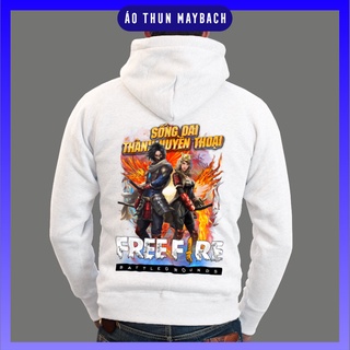 [Bán Chạy] Áo FF - Áo Khoác Free Fire Samurai Màu Trắng