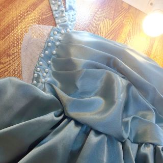 Váy lụa đính châu sa hàng thiết kế(hình thật sp)