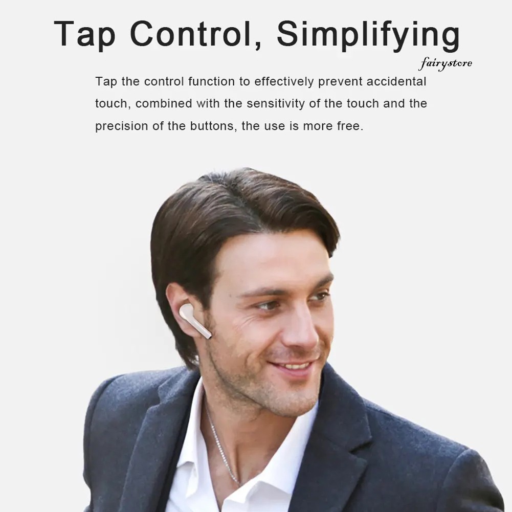 Tai Nghe Bluetooth 5.0 Không Dây Fs + J3 Tws Chống Thấm Nước