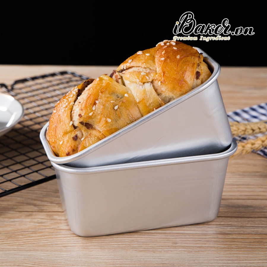 [HÀNG CHẤT LƯỢNG] Khuôn loaf nhôm đúc, khuôn bánh mì hình chữ nhật A01/A02/A03/A04/A05