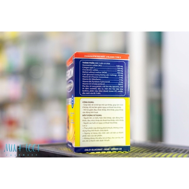 ERON Glucosamin 1200 - Tăng cường sức khỏe sụng khớp - Hộp 60 viên nang mềm