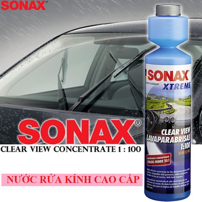 Nước rửa kính cao cấp Sonax Xtreme Clear View 1:100 NanoPro 250ml 271141