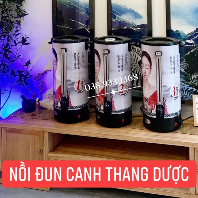 NỒI ĐUN CANH THANG DƯỢC THỦ ĐẠO THANG GỘI ĐẦU DƯỠNG SINH 16 lít