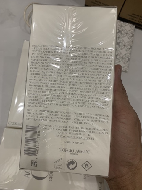 [Mã COSSALE27 giảm 80K đơn 1000K] Nước hoa nam acqua di gio pour homme EDT 200ml full seal | BigBuy360 - bigbuy360.vn