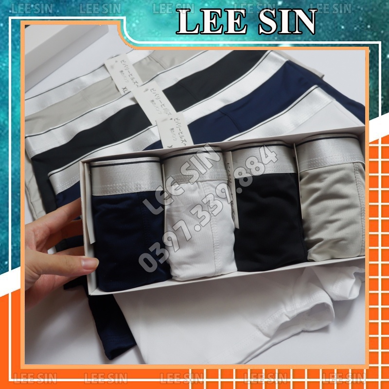 Quần sịp nam đùi thun lạnh, Quần sịp nam đùi co dãn 4 chiều thun lạnh boxer sexy rẻ đẹp | LEE SIN