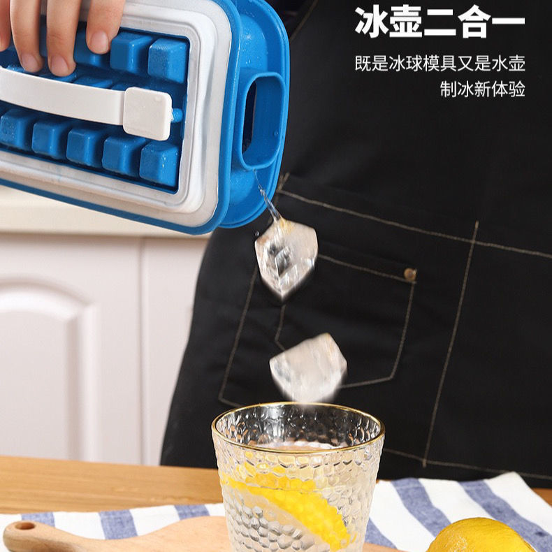 Khay Làm Đá Viên Bằng Silicone Dùng Trong Thực Phẩm Gấp Gọn Tiện Dụng | BigBuy360 - bigbuy360.vn