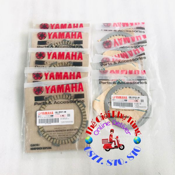 Bộ lá bố nồi - lá sắt Exciter 135 - Ex135 Zin Yamaha Indo - 2S6-E6321-00/ 2S6-E6324-00