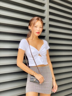 ☀️ Áo crop cổ V( Hình thật)