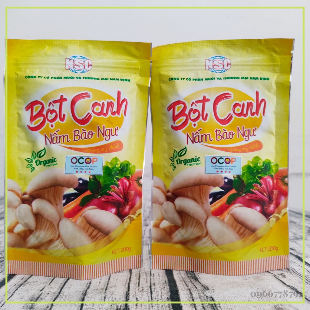 Bột Canh Nấm Bào Ngư Royal Không Mì Chính Phòng bệnh Cao huyết áp Tiểu đường