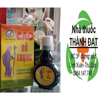 Thực phẩm bảo vệ sức khỏe Cao đỗ trọng thái hòa cao chai 200ml