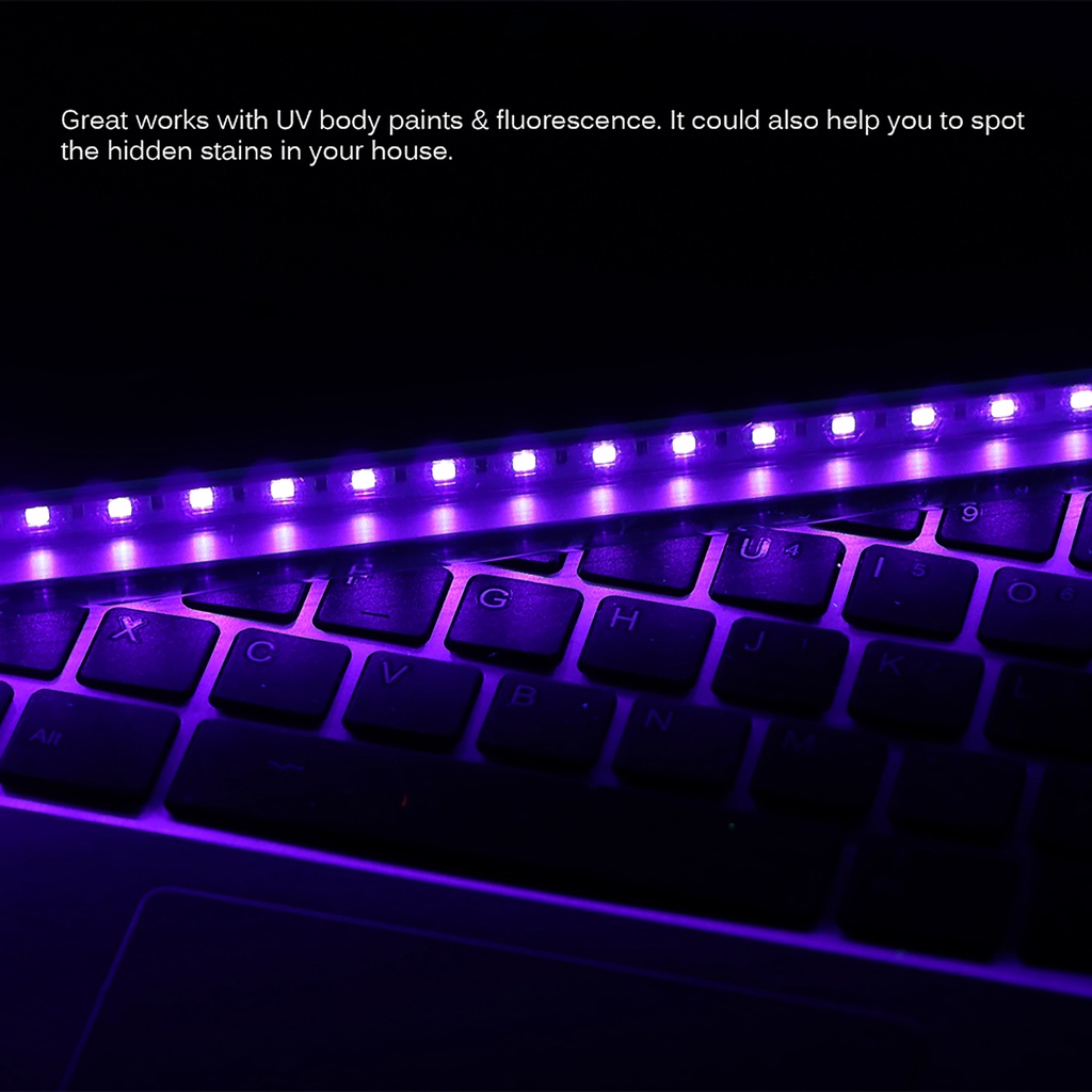 Đèn chiếu sáng đen UV 24-LED 6W cho poster UV có thể điều chỉnh ánh sáng cho bữa tiệc