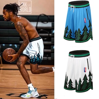Quần short thể thao bóng rổ nba dáng rộng cỡ lớn phối lưới thoáng khí nhanh khô cho nam