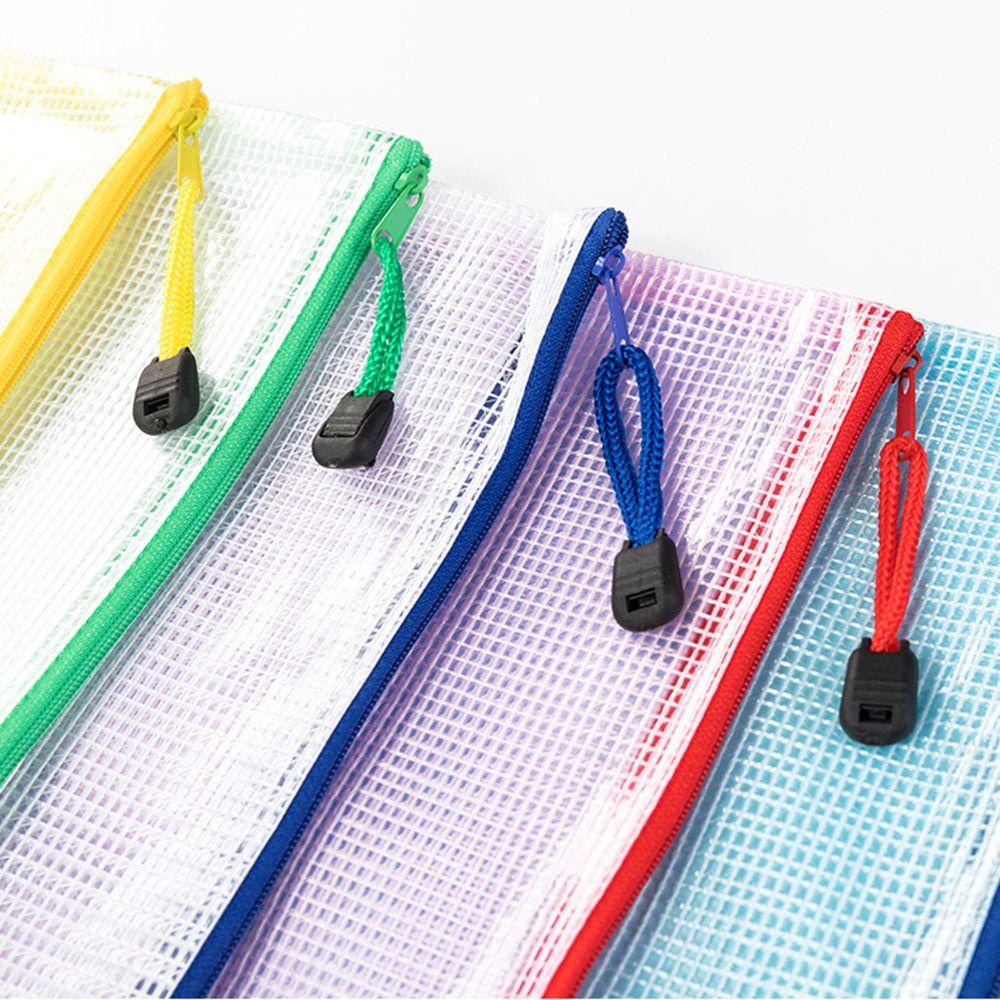 CHOOKEY Bộ 5 / 5 Túi Đựng Bảo Vệ Tài Liệu Có Khóa Kéo Tiện Dụng