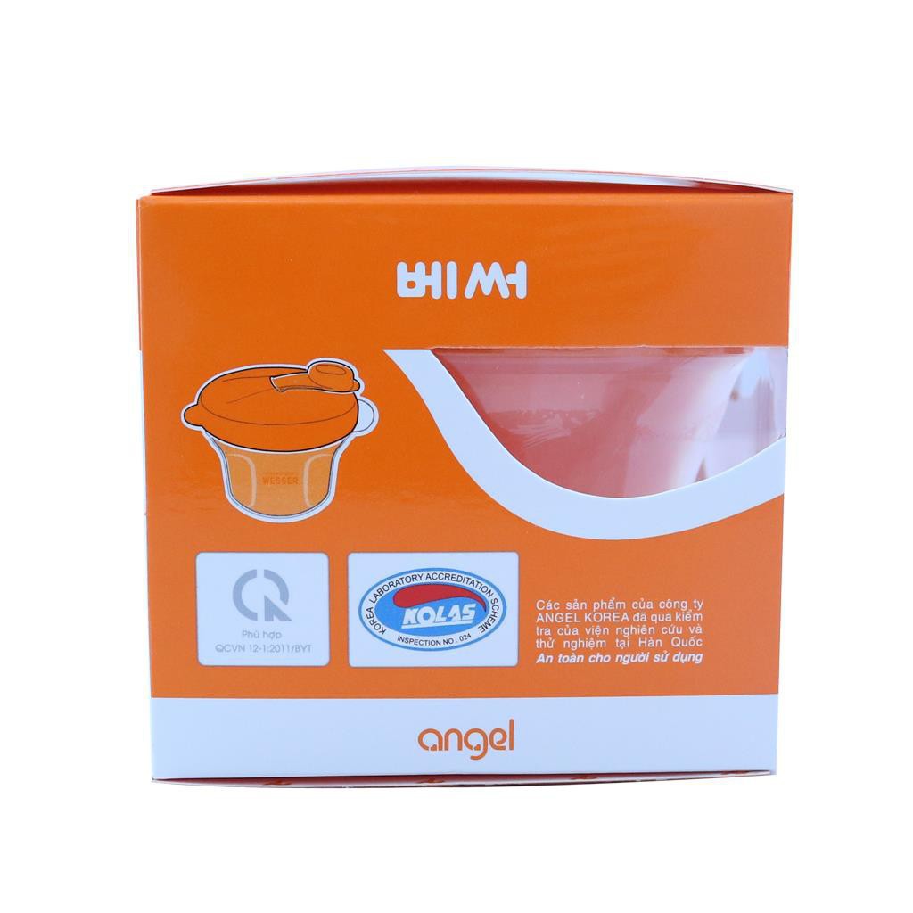 Hộp chia sữa tròn 🌸WESSER🌸 Hộp chia sữa 3 ngăn - mỗi ngăn chứa 45gr dễ sử dụng - SHOP MINH THỎ