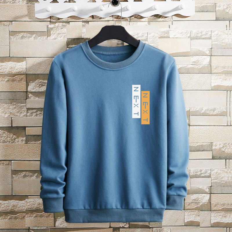 Áo nỉ tay dài kiểu dáng thời trang cho nam cỡ m-4xl