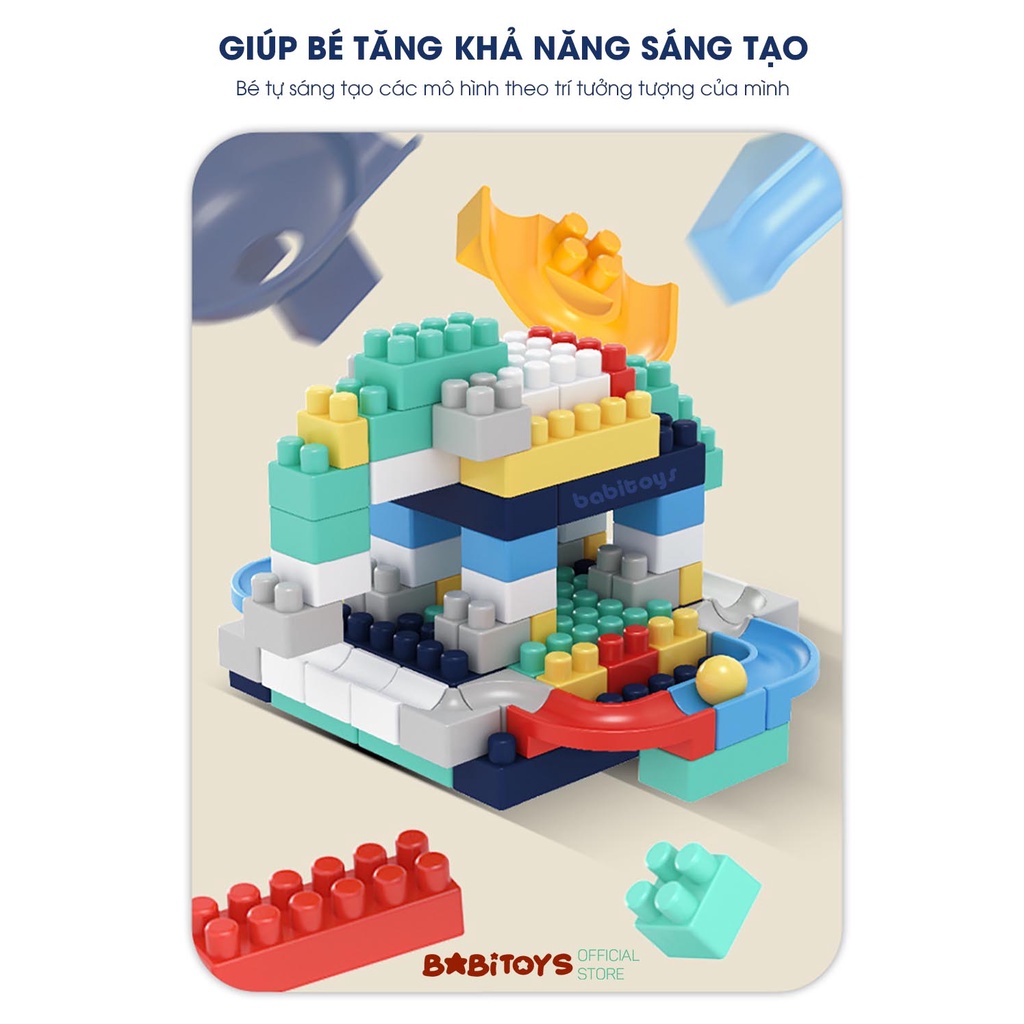 Bộ xếp hình lego bàn xây dựng đa năng cho bé, đồ chơi xếp hình sáng tạo phát triển tư duy