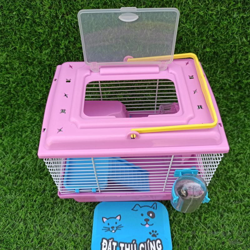 Lồng Hamster hang động 1 tầng Full phụ kiện