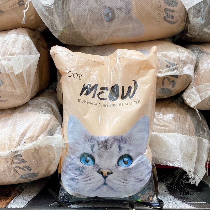 Cát vệ sinh cho mèo Meow Cat 8L hương cà phê