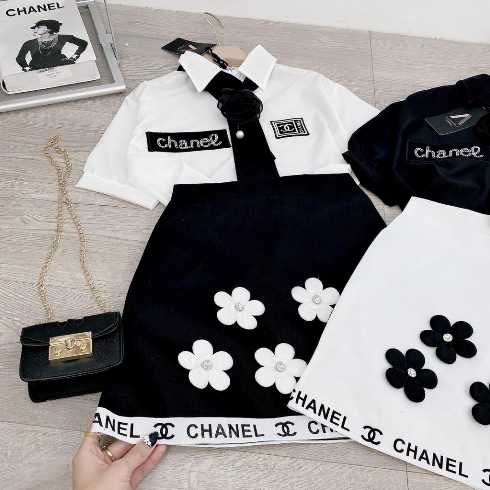 ✔ 𝗙𝗥𝗘𝗘 𝗦𝗛𝗜𝗣 SÉT 3 MÓN CHÂN VÁY HOA KÈM ĐAI THẮT EO