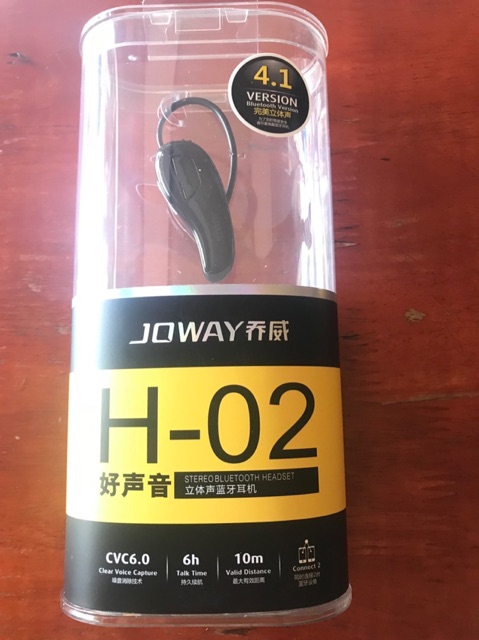 Tai nghe Bluetooth 4.1 Joway H02 chính hãng