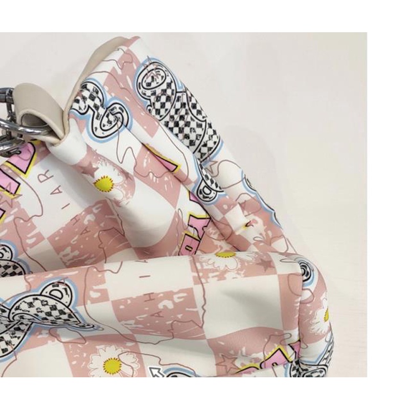 Ielgy Túi tote Xách Tay Mua Sắm Kẻ Caro Dễ Thương Cho Nữ