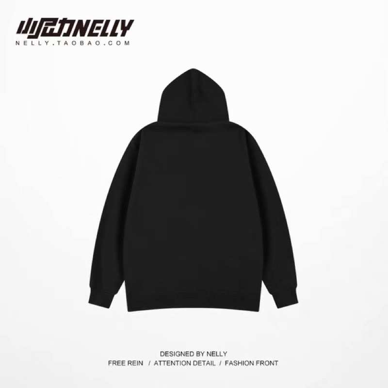 Áo hoodie nelly heybig nỉ lót lông sale (có sẵn) 5 heybig