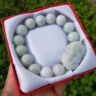 Vòng Tay Ngoc Phỉ.Thúy Tỳ Hưu Tài Lộc 14mm