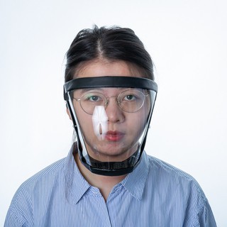 Mặt nạ kính bảo vệ toàn diện mặt bằng crylic trong suốt có lỗ thoát khí tiện dụng an toàn