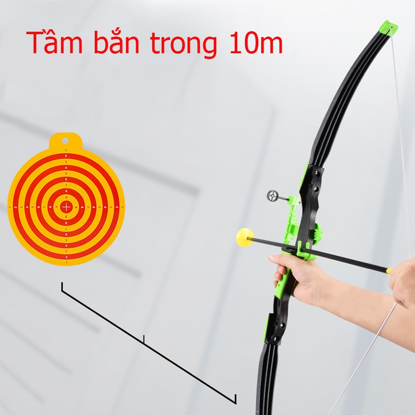 Cung tên đồ chơi, bộ đồ chơi cho bé chất liệu ABS chắc chắn và an toàn.