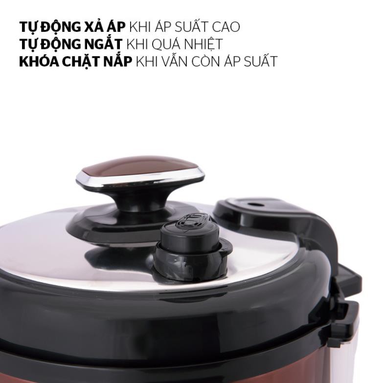 Nồi áp suất điện đa năng SUNHOUSE SHD1562 Cafe