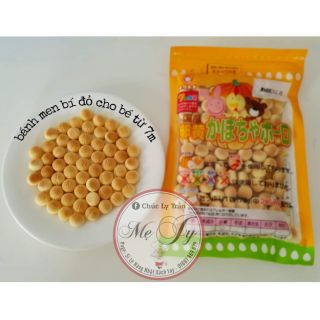 Bánh men bí đỏ lwamoto Cho bé từ 7m