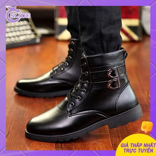 Giày cao cổ nam cao cấp phong cách hàn quốc chống thấm nước