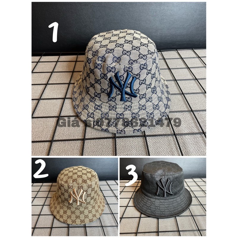Nón bo cụp bucket in G thêu Ny thời trang