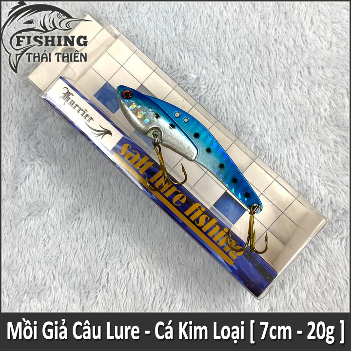 Mồi Giả Cá Kim Loại 7cm, 20g Câu Lure Cá Lóc, Chẽm, Chày, Các Loại Cá Săn Mồi