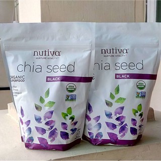 HẠT CHIA ĐEN NUTIVA MỸ ORGANIC 907g