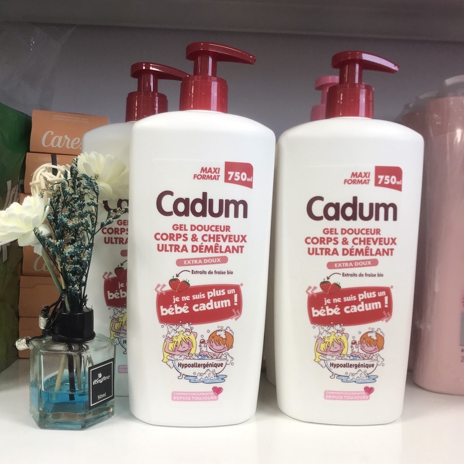 Tắm gội cho bé Cadum Gel Douceur Corps 750ml (Sữa tắm Cadum cho bé 1 tuổi+)