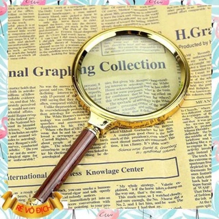Kính Lúp Magnifier 80mm Cán gỗ - Kính Lúp Magnifier 80mm Cán gỗ