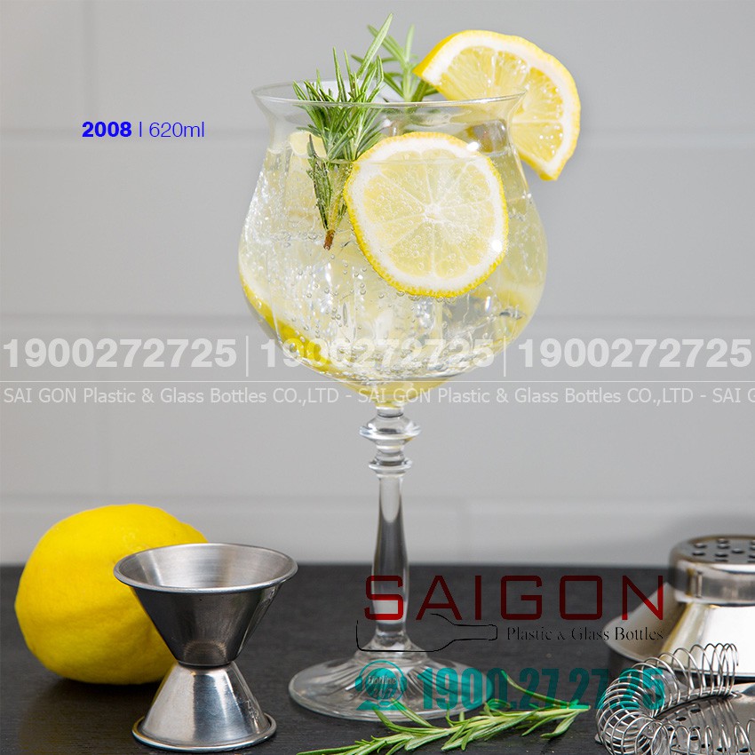 Ly Thủy Tinh Cao Cấp Vintage Gin Tonic 620ml | Nhập khẩu E.U