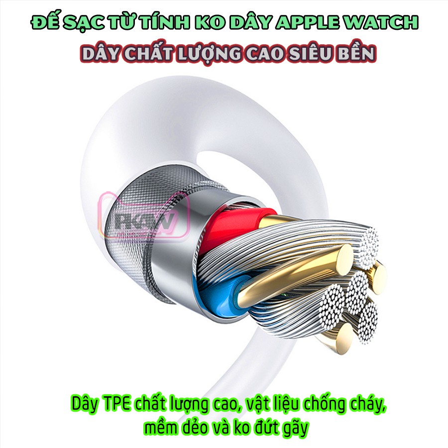 Dây cáp sạc nam châm 1M CA69 và 1.5M CA70 2in1 chính hãng Yesido dành cho đồng hồ thông minh Táo 7/6/5/4/3/2/1