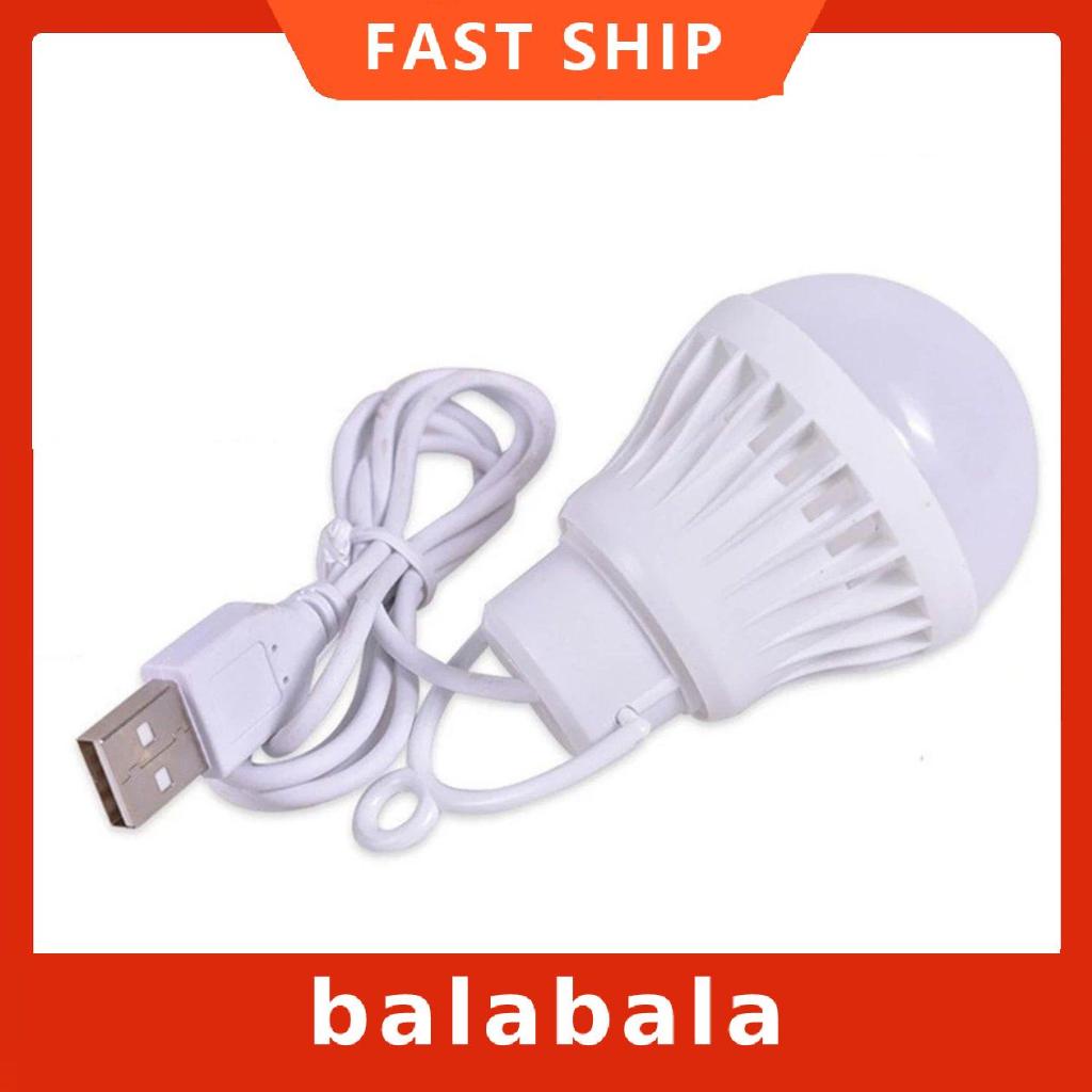 Bóng đèn LED 1.2m sạc cổng USB tiện dụng cho cắm trại/leo núi
