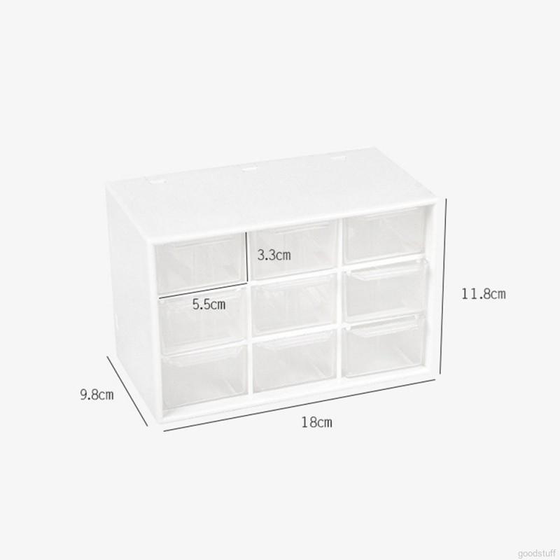 Hộp Đựng Trang Sức Để Bàn 9 Ngăn Tiện Dụng
