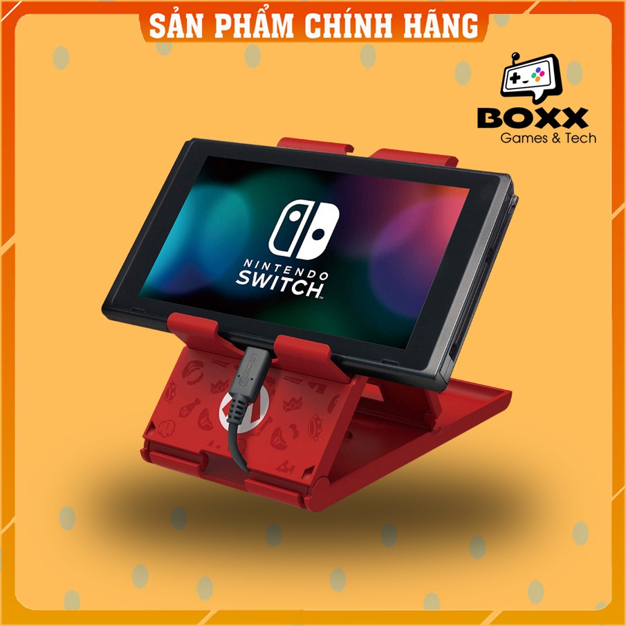 Giá đỡ Nintendo Switch điều chỉnh nhiều góc độ, Đế dựng Nintendo Switch V2, Lite  - hàng chính hãng Hori