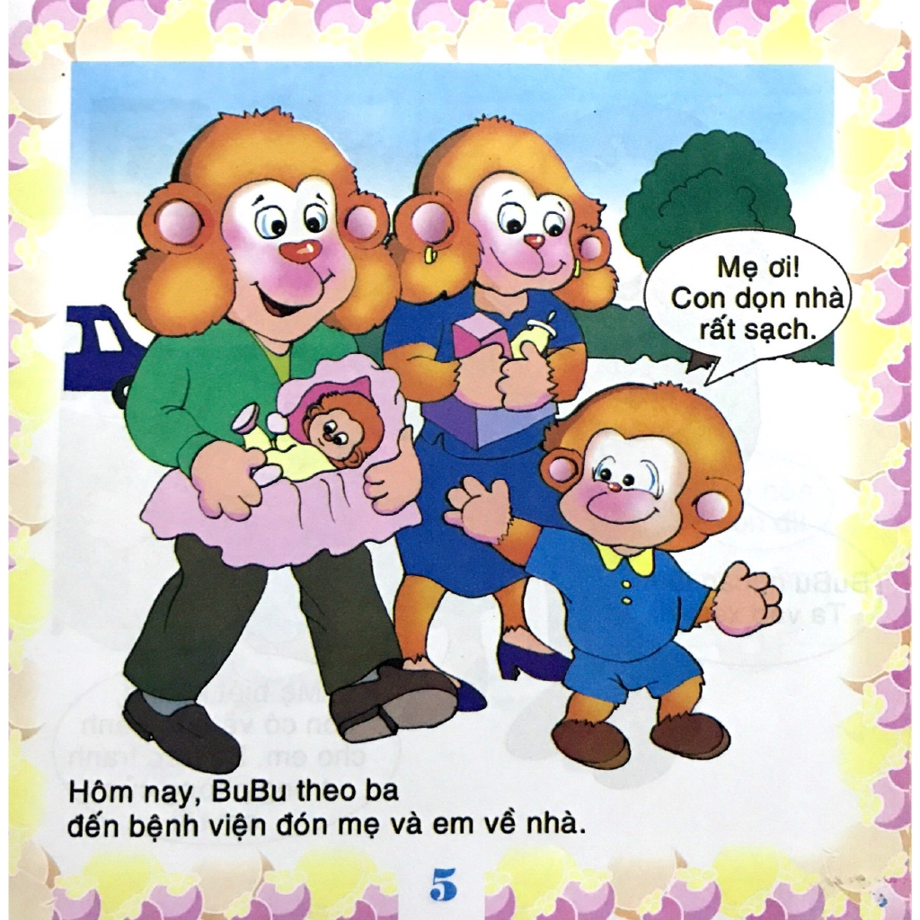 Sách - Bé Học Lễ Giáo - Bubu Tập 14: Bubu Có Em (Tái Bản)