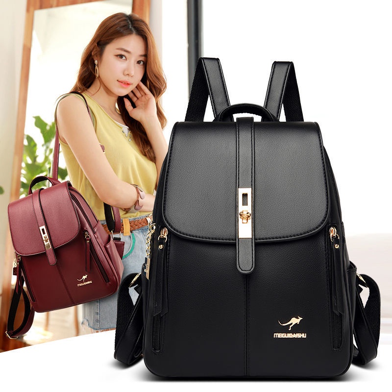 ❍balo ulzzang đi học sinh, viên cao cấp chống nướcnhiều ngăn cỡ lớn,nữ thời trang hàn quốc laptop công sở