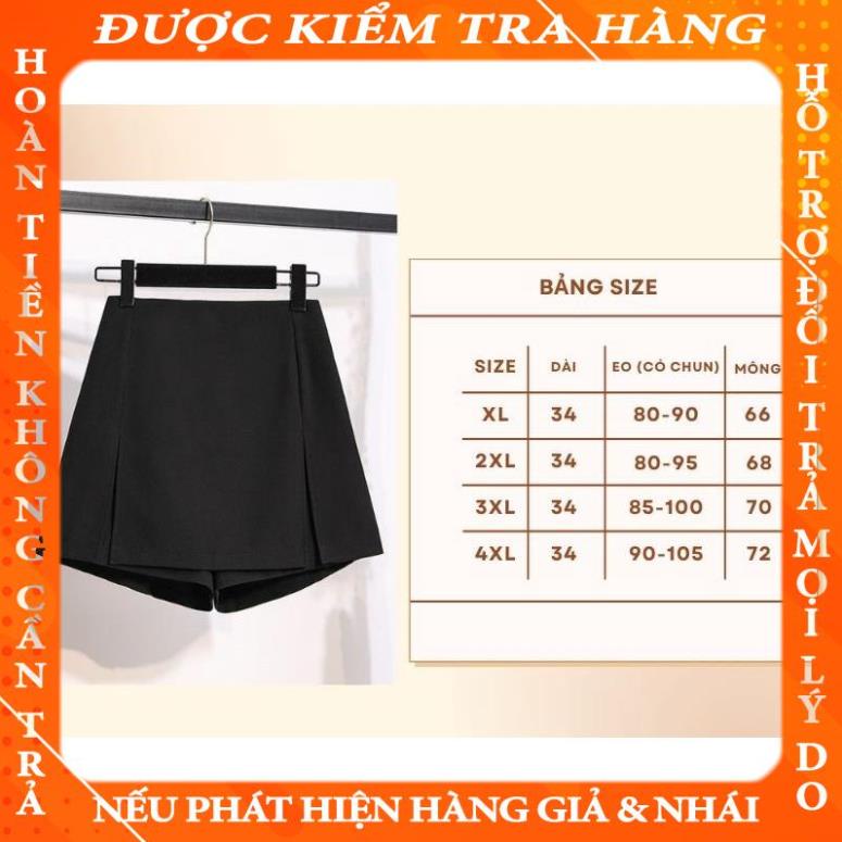 Chân váy 🚀𝐁𝐈𝐆 𝐒𝐈𝐙𝐄🚀 Quần váy cho người béo che khuyết điểm giấu bụng dễ phối đồ ftrangshop