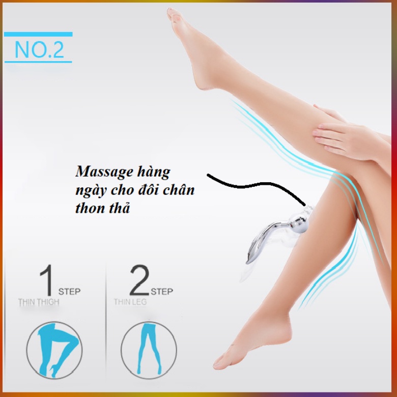 CON LĂN MASSAGE MẶT VÀ TẠO CẰM Vline 3D AL - 307