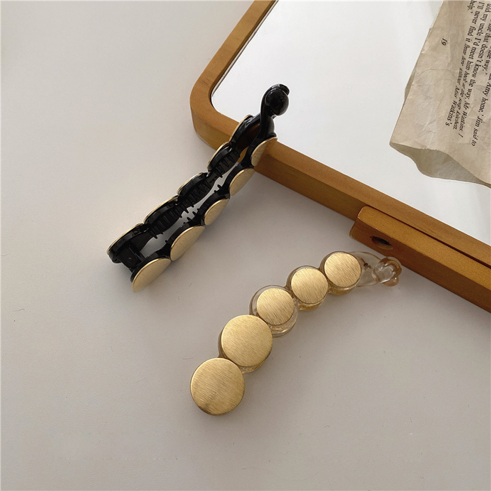 Kẹp Tóc Kim Loại Cỡ Lớn Thời Trang Thu Đông Cho Nữ