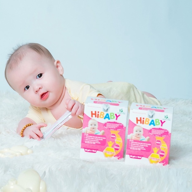 [Hết biếng ăn, hết táo bón] Siro Ăn Ngon Cho Bé Hibaby ( Hộp 30 gói/10ml ) - Đông Y Hồng Tâm